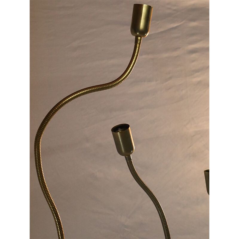 Lampadaire vintage flexibles en métal 1970