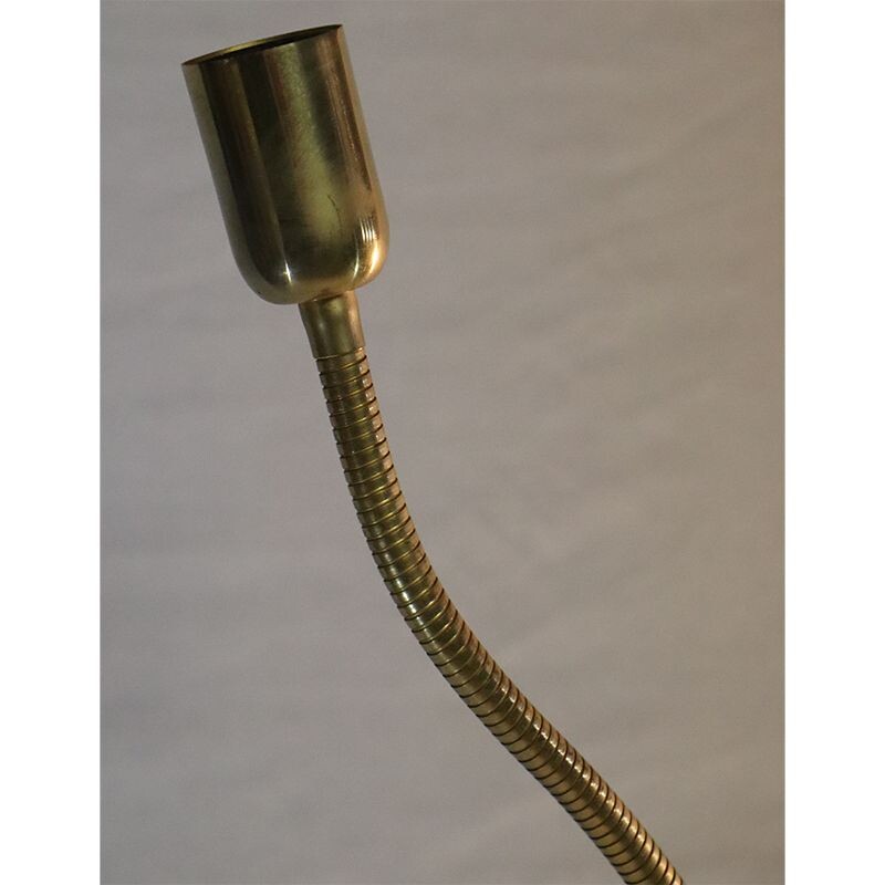 Vintage flexible metal floor lamp 1970