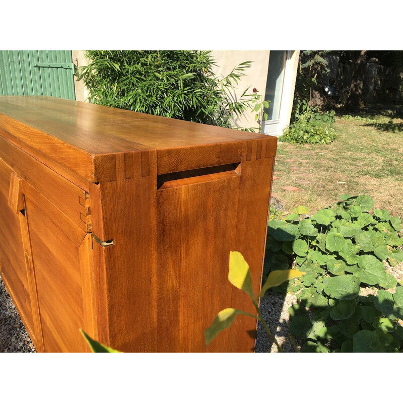 Vintage sideboard by Pierre Chapo model R 13 1960