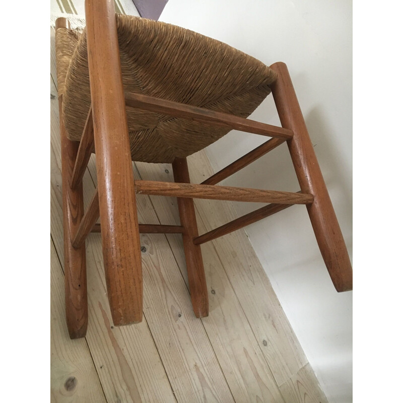 Set of 6 ashwood chairs by Charlotte Perriand 1939