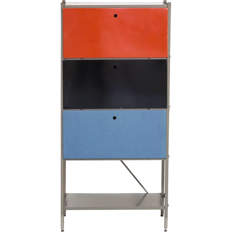 Wall unit vintage Wim Rietveld model 663 for Gispen 1950s