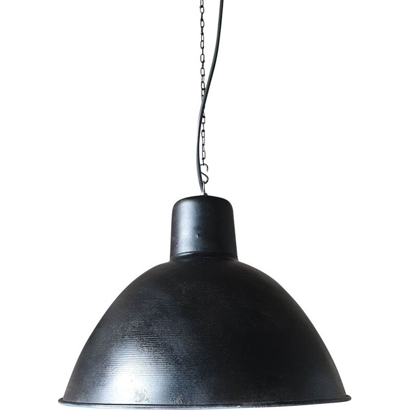 Vintage industrial suspension lamp "EHS2S", Germany 1950