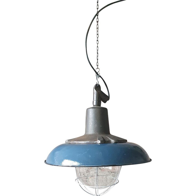 Industrial Pendant Lamp Vintage from Wilkasy A23, 1950s