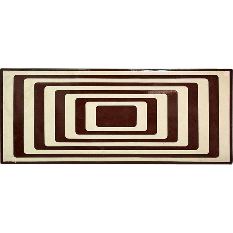 Op-Art Vintage Enamel 1960s