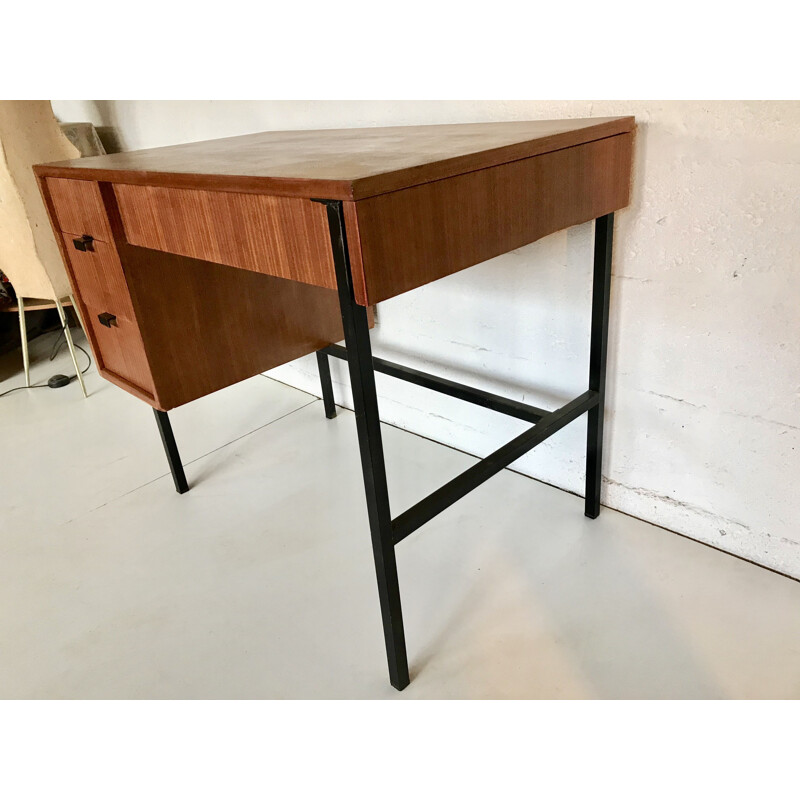 Vintage desk by Jacques Hitier, France, 1950