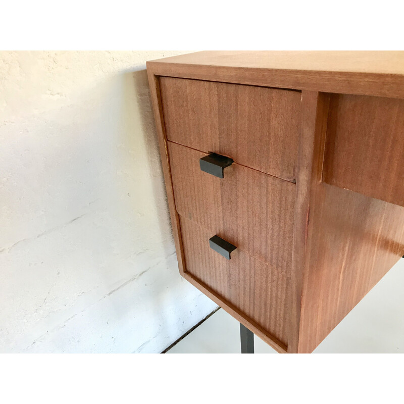 Vintage desk by Jacques Hitier, France, 1950