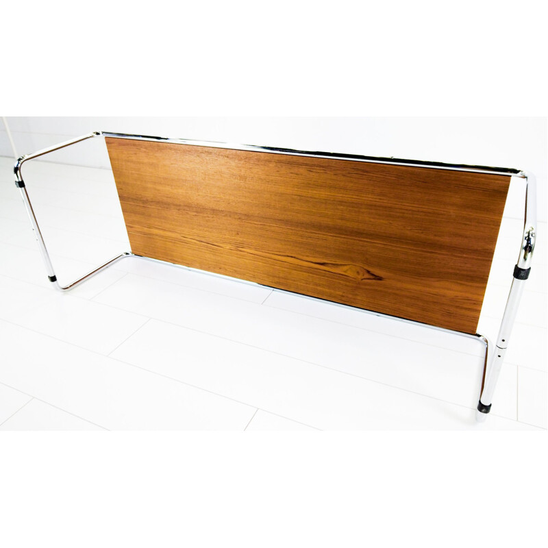 Coffee Table vintage teak Knoll Studio 'Laccio' by Marcel Breuer