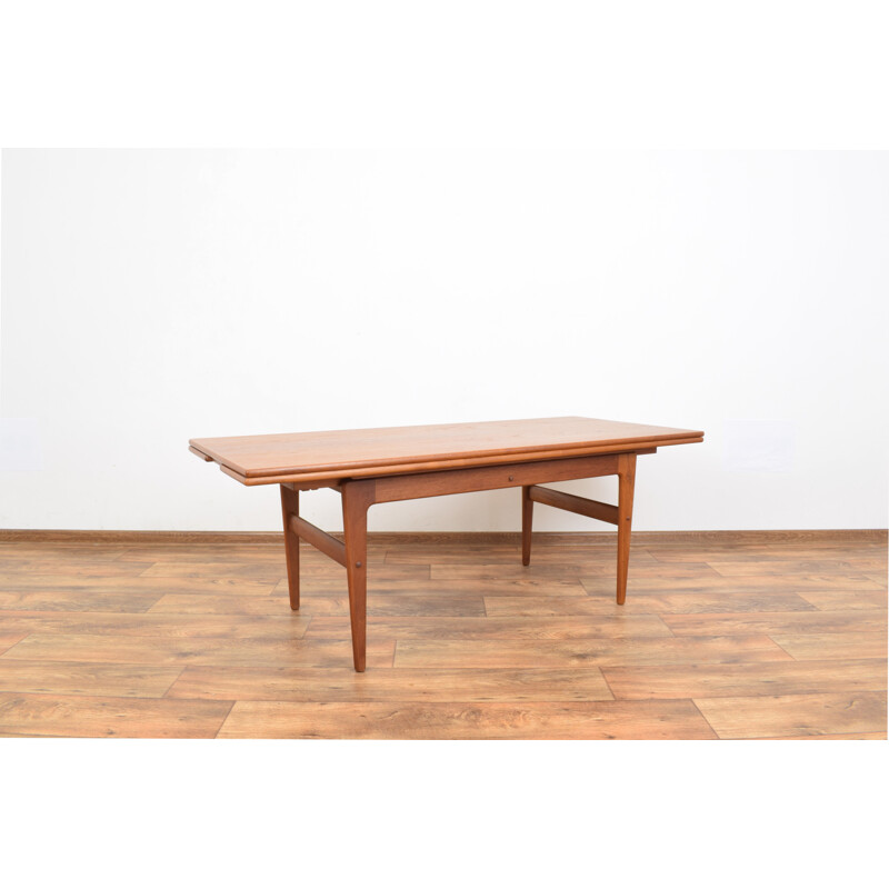 Teak Coffee Table Mid-Century Elevator by Kai Kristiansen for Vildbjerg Møbelfabrik, 1960s