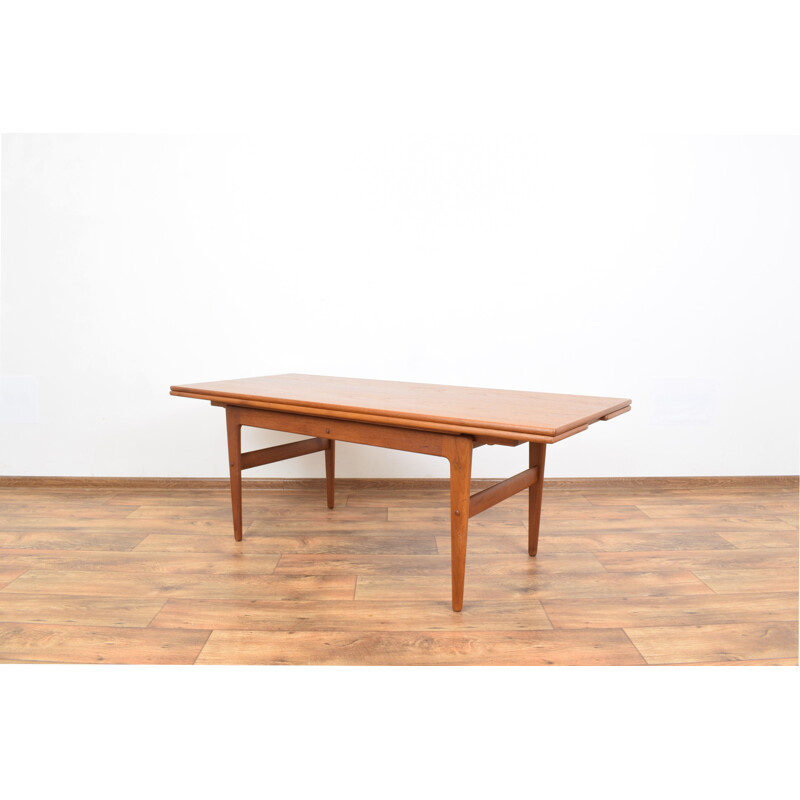 Teak Coffee Table Mid-Century Elevator by Kai Kristiansen for Vildbjerg Møbelfabrik, 1960s