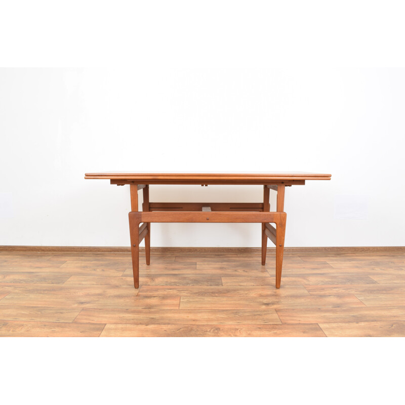 Teak Coffee Table Mid-Century Elevator by Kai Kristiansen for Vildbjerg Møbelfabrik, 1960s