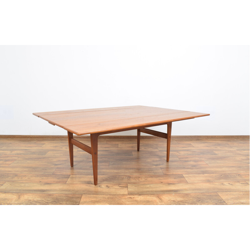 Teak Coffee Table Mid-Century Elevator by Kai Kristiansen for Vildbjerg Møbelfabrik, 1960s