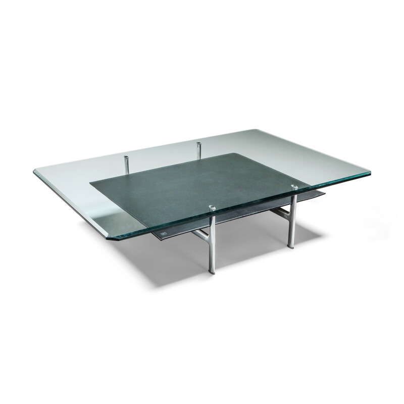 Vintage Diesis coffee table with 2 levels by Antonio Citterio for B & B, Italy 1970