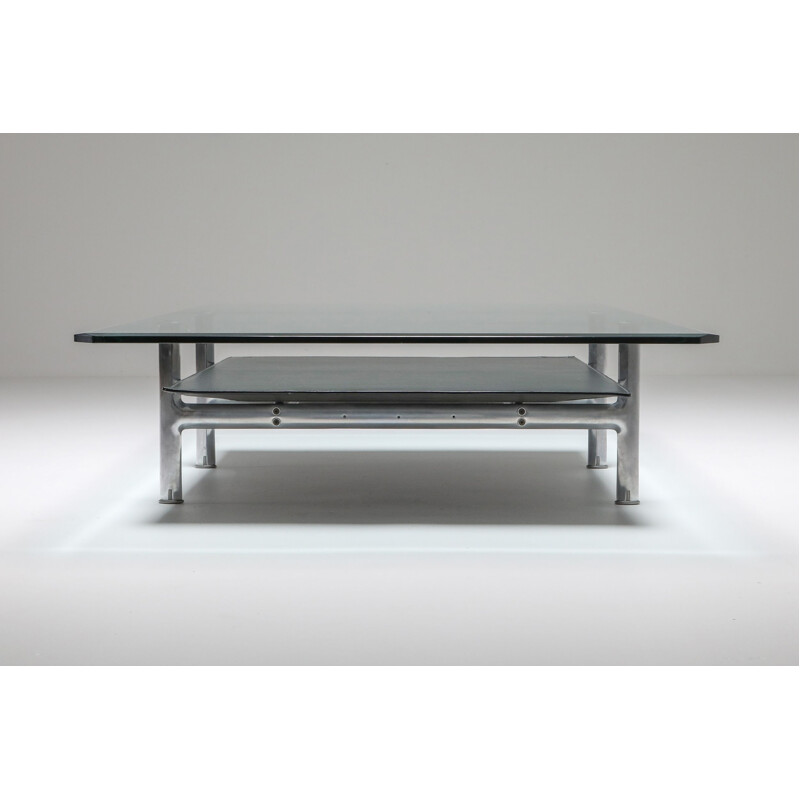 Vintage Diesis coffee table with 2 levels by Antonio Citterio for B & B, Italy 1970