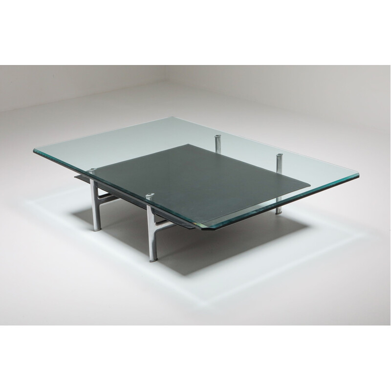 Vintage Diesis coffee table with 2 levels by Antonio Citterio for B & B, Italy 1970
