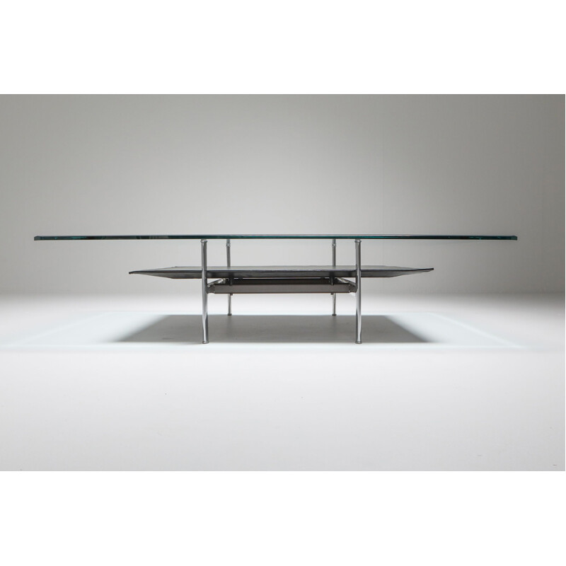 Vintage Diesis coffee table with 2 levels by Antonio Citterio for B & B, Italy 1970