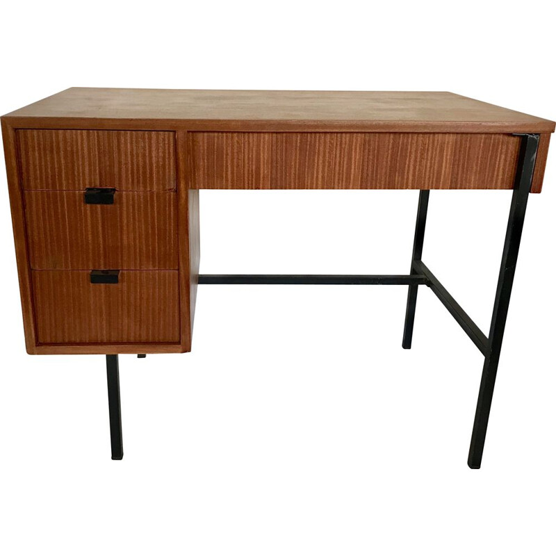 Vintage desk by Jacques Hitier, France, 1950