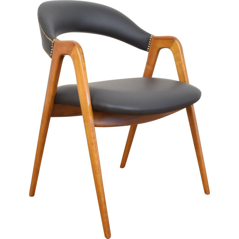 Side Chair Mid-Century cherry wood from WK Möbel, 1960s
