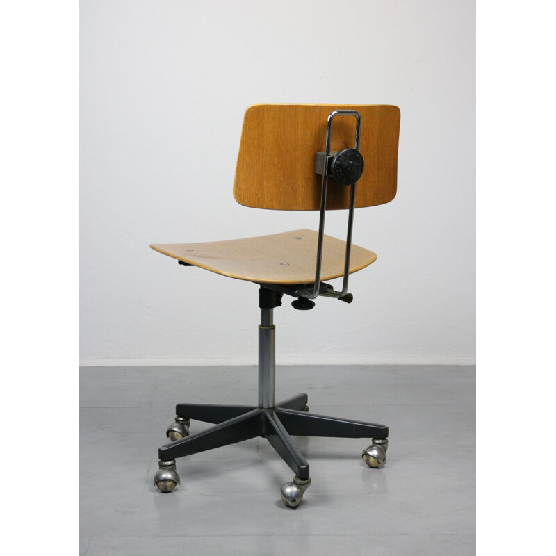 Chaise de bureau Vintage pivotante réglable