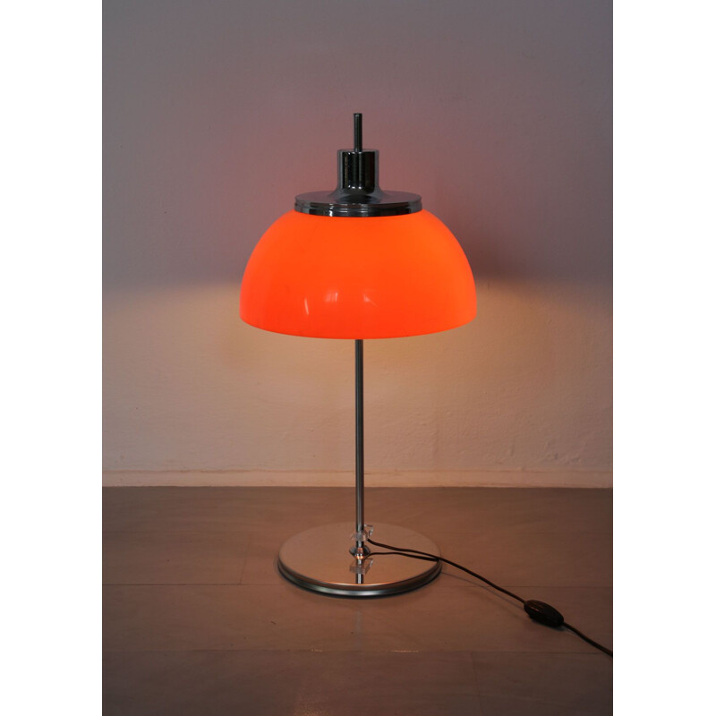 Table lamp vintage Faro from Guzzini,Italian 1970s