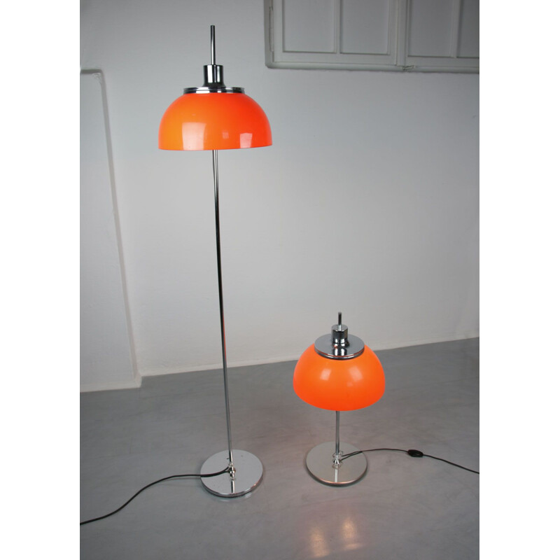 Table lamp vintage Faro from Guzzini,Italian 1970s