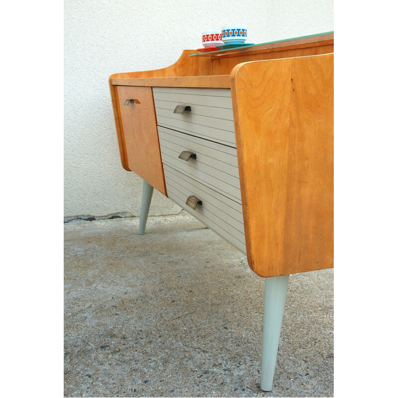 Vintage 3-drawer sideboard - 1950s