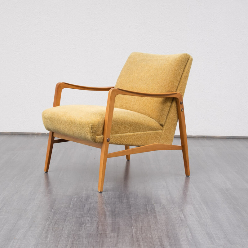 Vintage armchair in cherry - 1960s