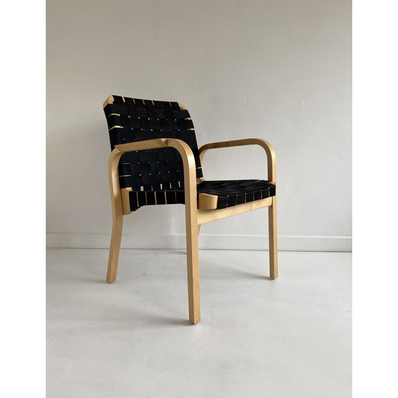 Bentwood 'Model 45' Chair by Alvar Aalto for Artek, Designed Mid Century 1940