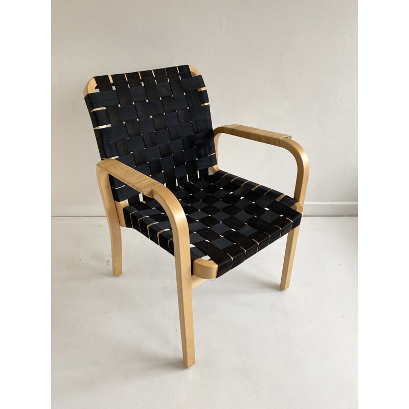 Chaise vintage en bois courbé "Modèle 45" d'Alvar Aalto pour Artek  1940