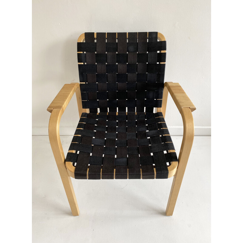 Chaise vintage en bois courbé "Modèle 45" d'Alvar Aalto pour Artek  1940