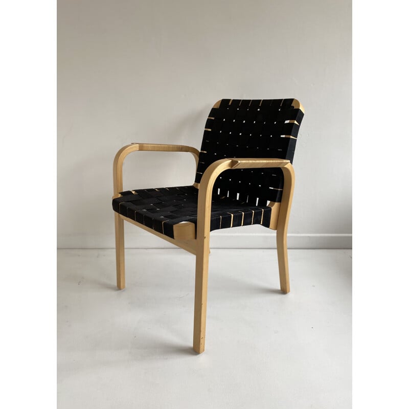 Bentwood 'Model 45' Chair by Alvar Aalto for Artek, Designed Mid Century 1940