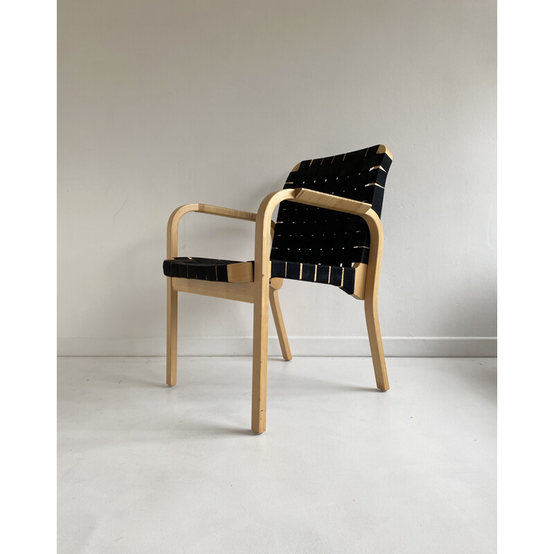 Bentwood 'Model 45' Chair by Alvar Aalto for Artek, Designed Mid Century 1940