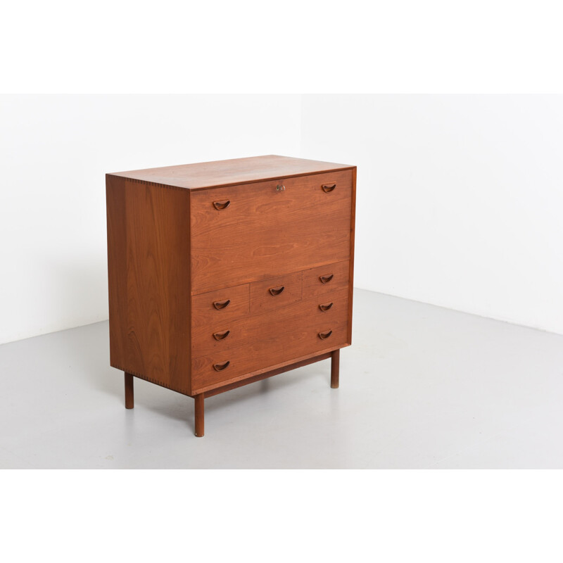 Mobler "306" secretary in teak, P. HVIDT & O. MØLGAARD-NIELSEN - 1950s