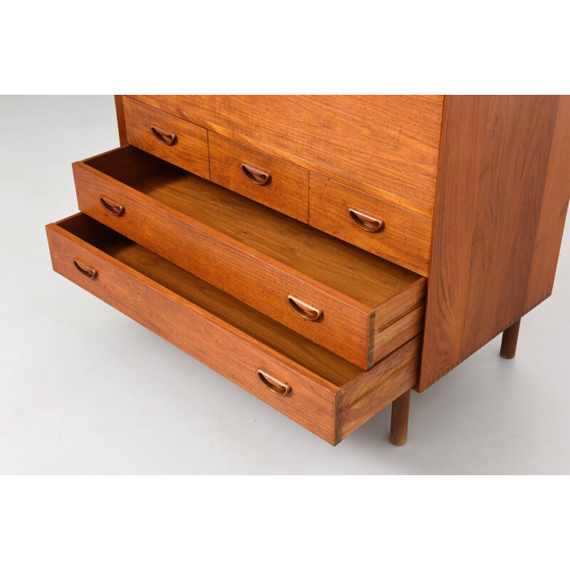 Mobler "306" secretary in teak, P. HVIDT & O. MØLGAARD-NIELSEN - 1950s