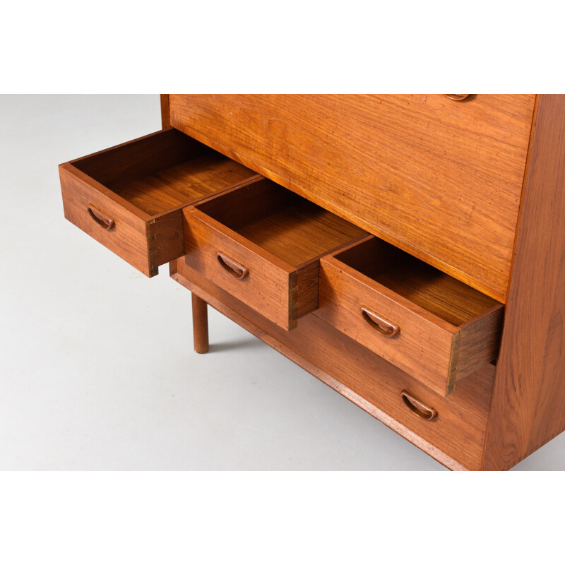 Mobler "306" secretary in teak, P. HVIDT & O. MØLGAARD-NIELSEN - 1950s