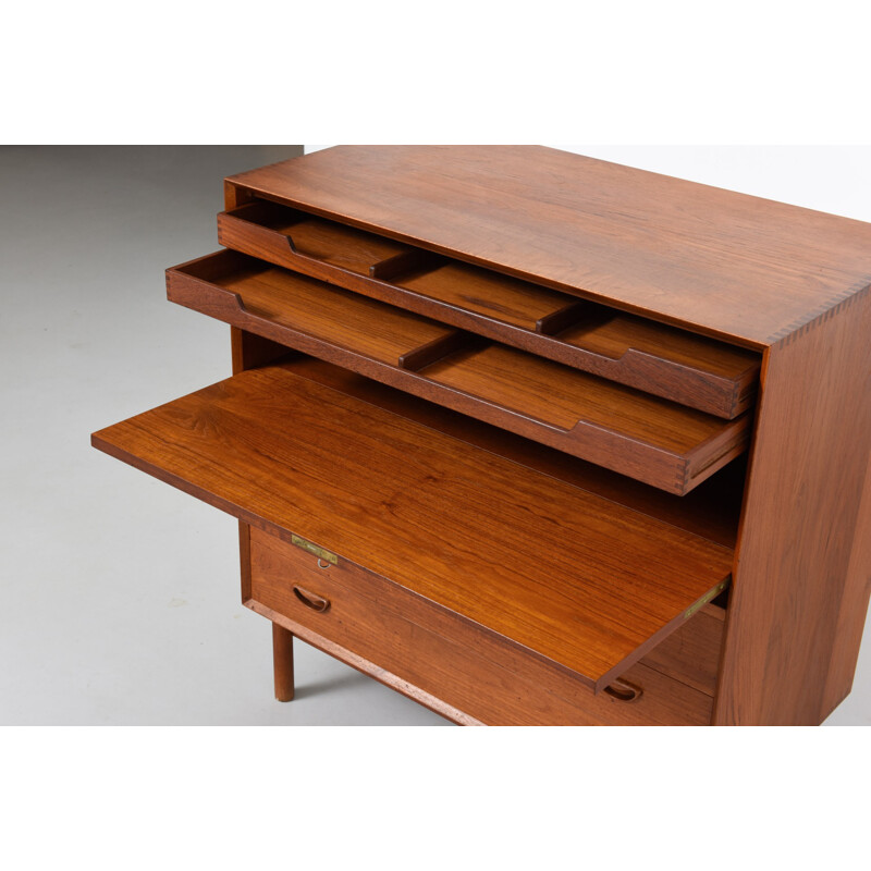 Mobler "306" secretary in teak, P. HVIDT & O. MØLGAARD-NIELSEN - 1950s