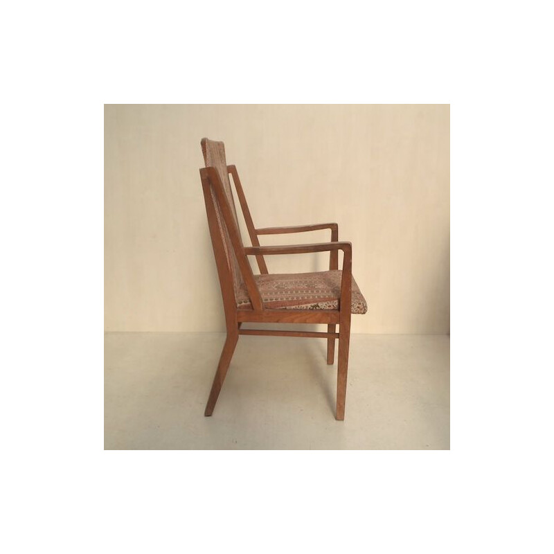 Amerikanischer Vintage-Sessel aus Walnussholz von Drexel company 1960