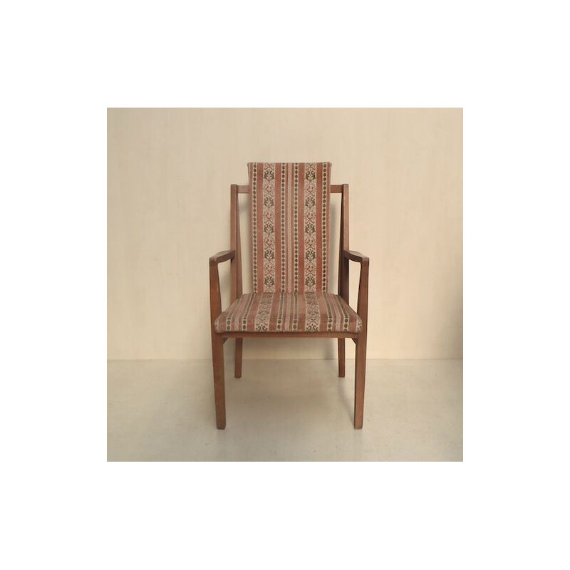 American walnut armchair Vintage by Drexel company 1960