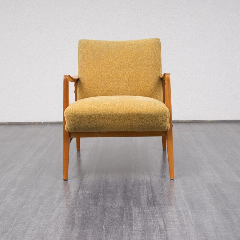 Vintage armchair in cherry - 1960s