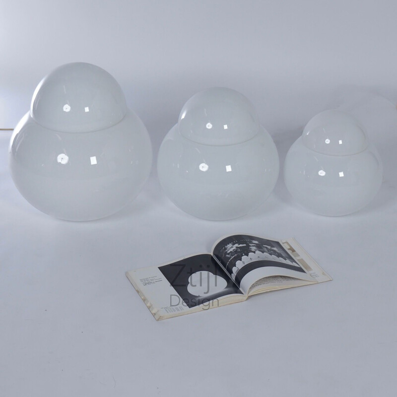 Set of 3 Lamps vintage Daruma by Sergio Asti for Candle, 1960s