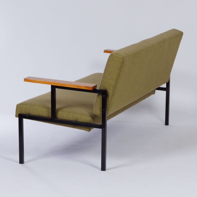 Canapé vintage par Gijs van der Sluis, Green Reupholstered 1960