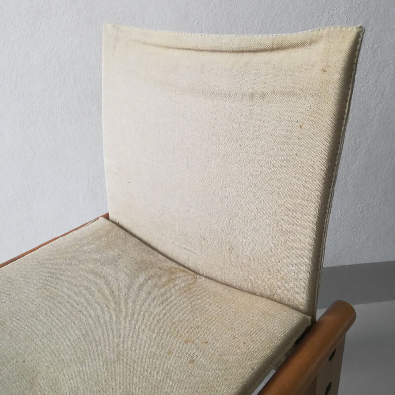 Paire de chaises de Monk vintage Tobia Scarpa pour Molteni 1970