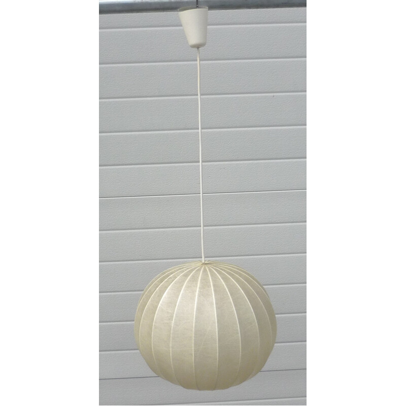 Globe shaped Achille & Pier "Cocoon" hanging lamp, Giacomo CASTIGLIONI - 1960s