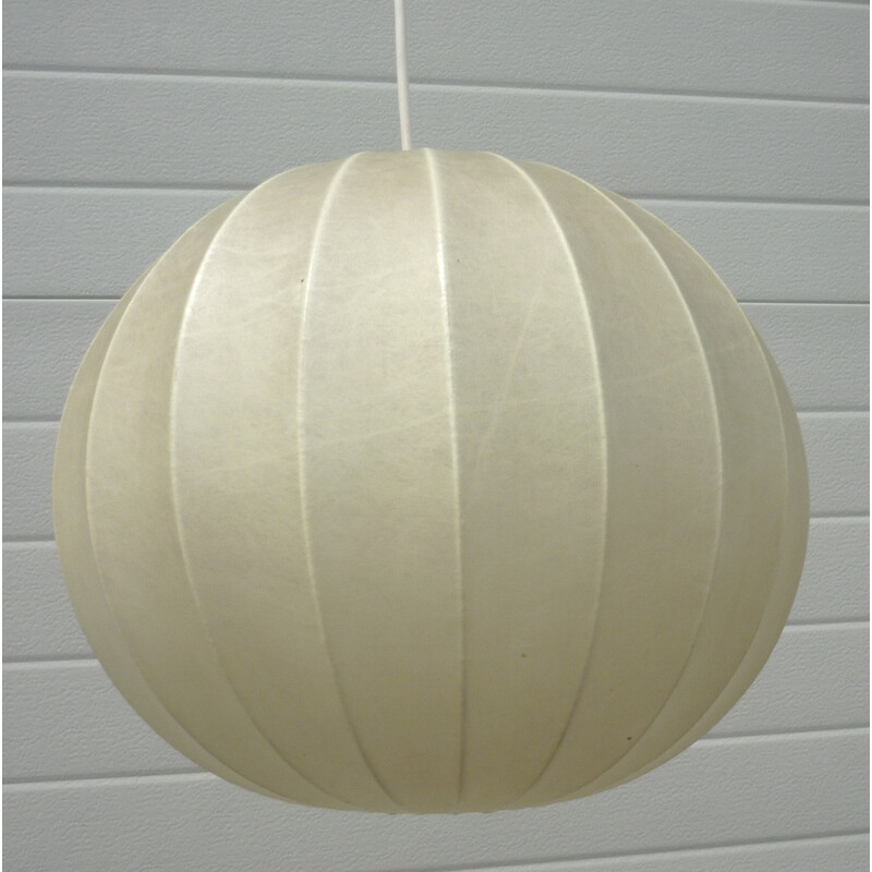 Globe shaped Achille & Pier "Cocoon" hanging lamp, Giacomo CASTIGLIONI - 1960s