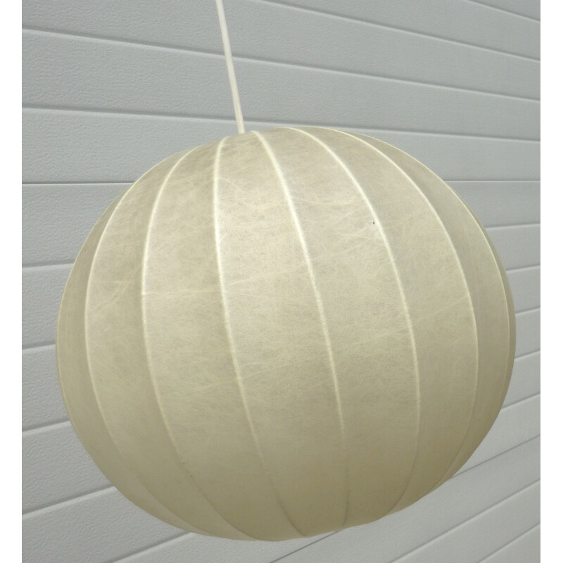 Globe shaped Achille & Pier "Cocoon" hanging lamp, Giacomo CASTIGLIONI - 1960s