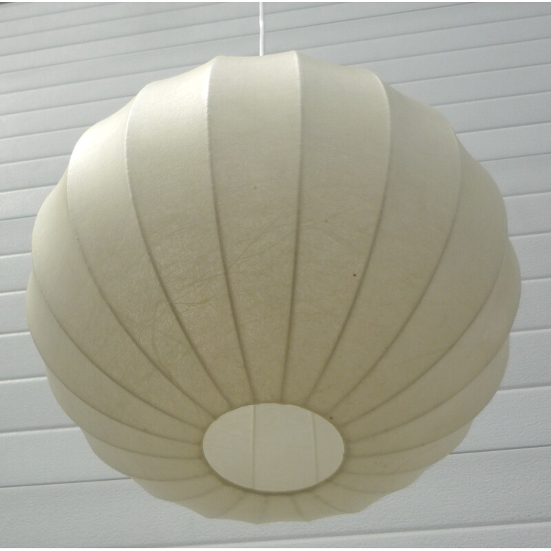 Globe shaped Achille & Pier "Cocoon" hanging lamp, Giacomo CASTIGLIONI - 1960s