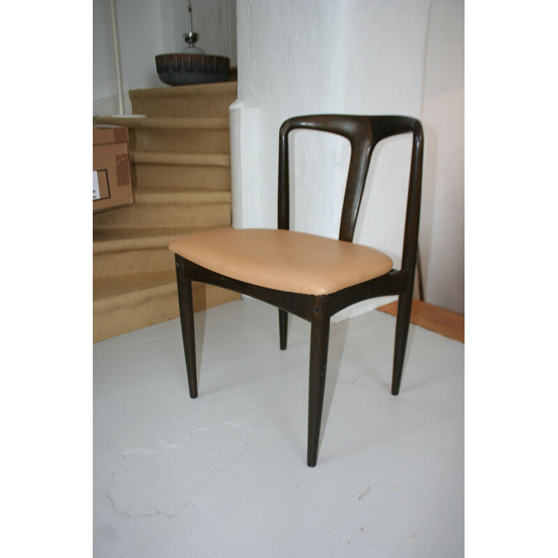 Ensemble de 4 chaises de salle à manger vintage de Johannes Andersen pour Uldum, Danemark