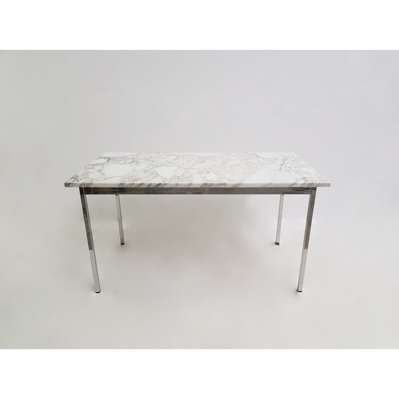 Table Bureau vintage en marble par Florence Knoll 1960