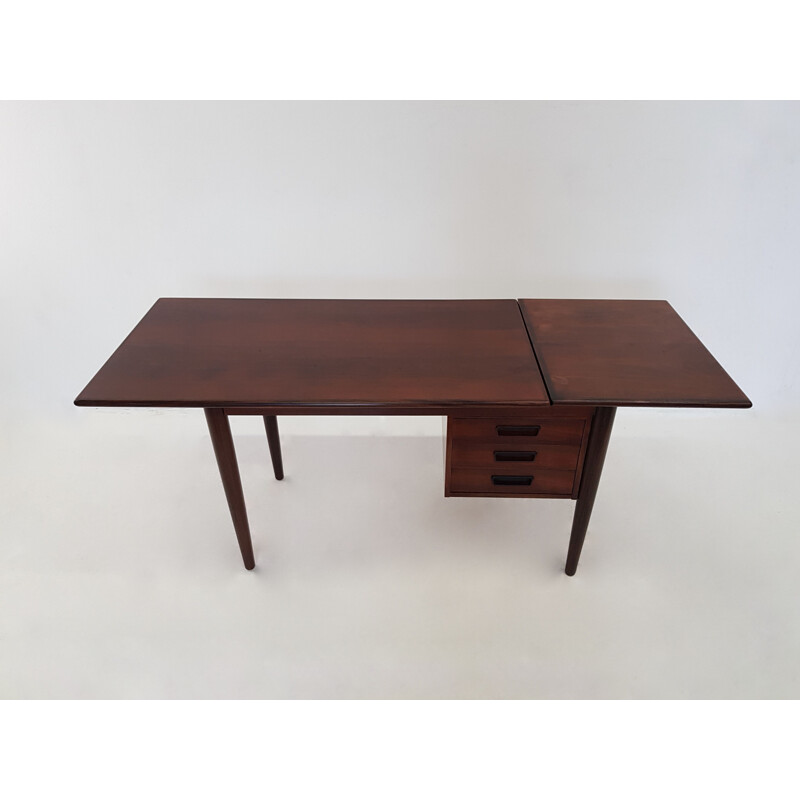 Vintage rosewood desk Arne Vodder scandinavian 1960