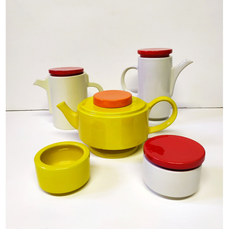 Vintage ceramic set by Sic, Italy 1970