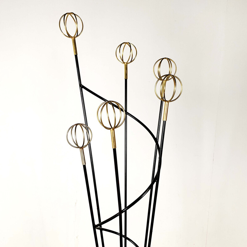 Geo Astrolabe vintage coat rack by Roger Feraud, 1950